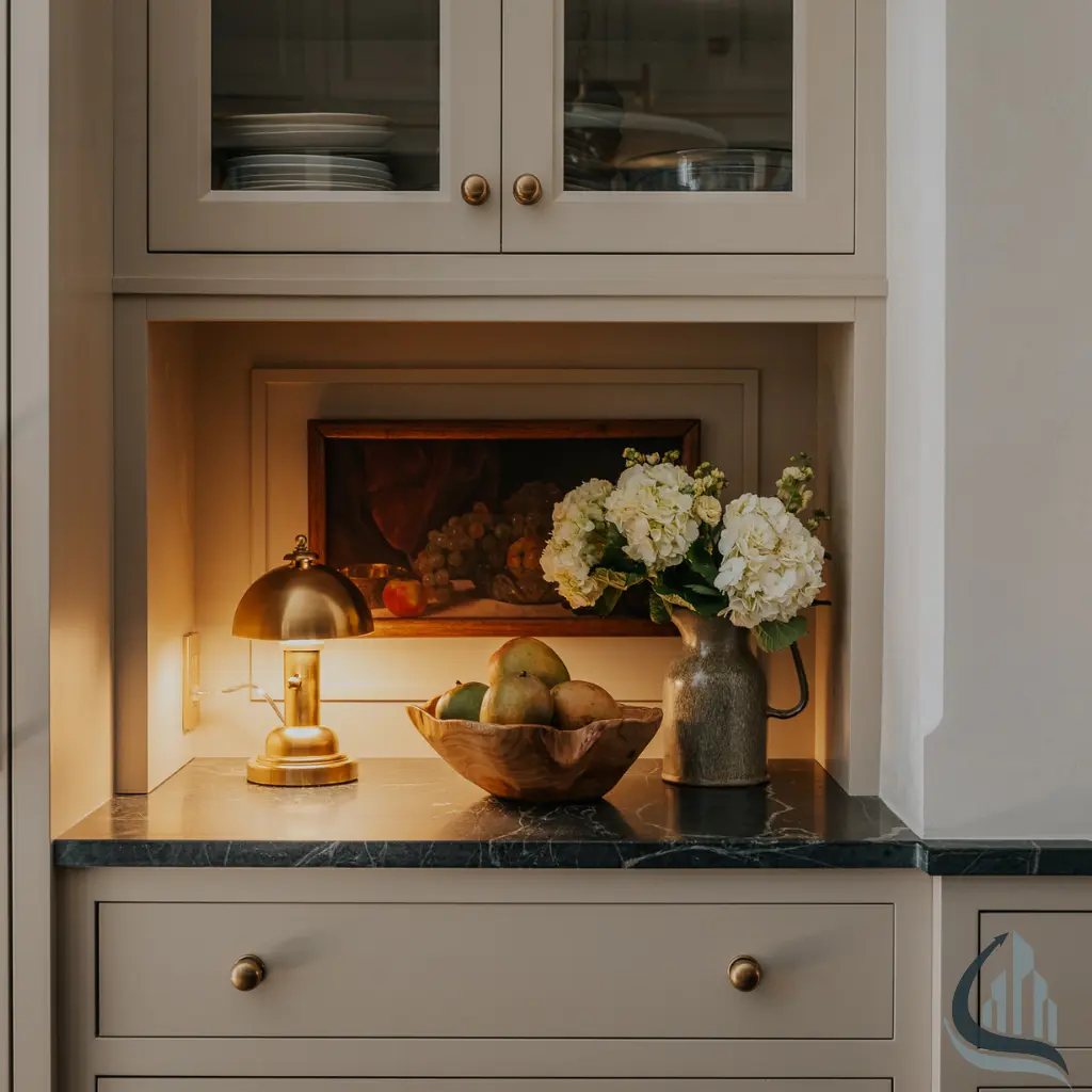 A lamp on your counter