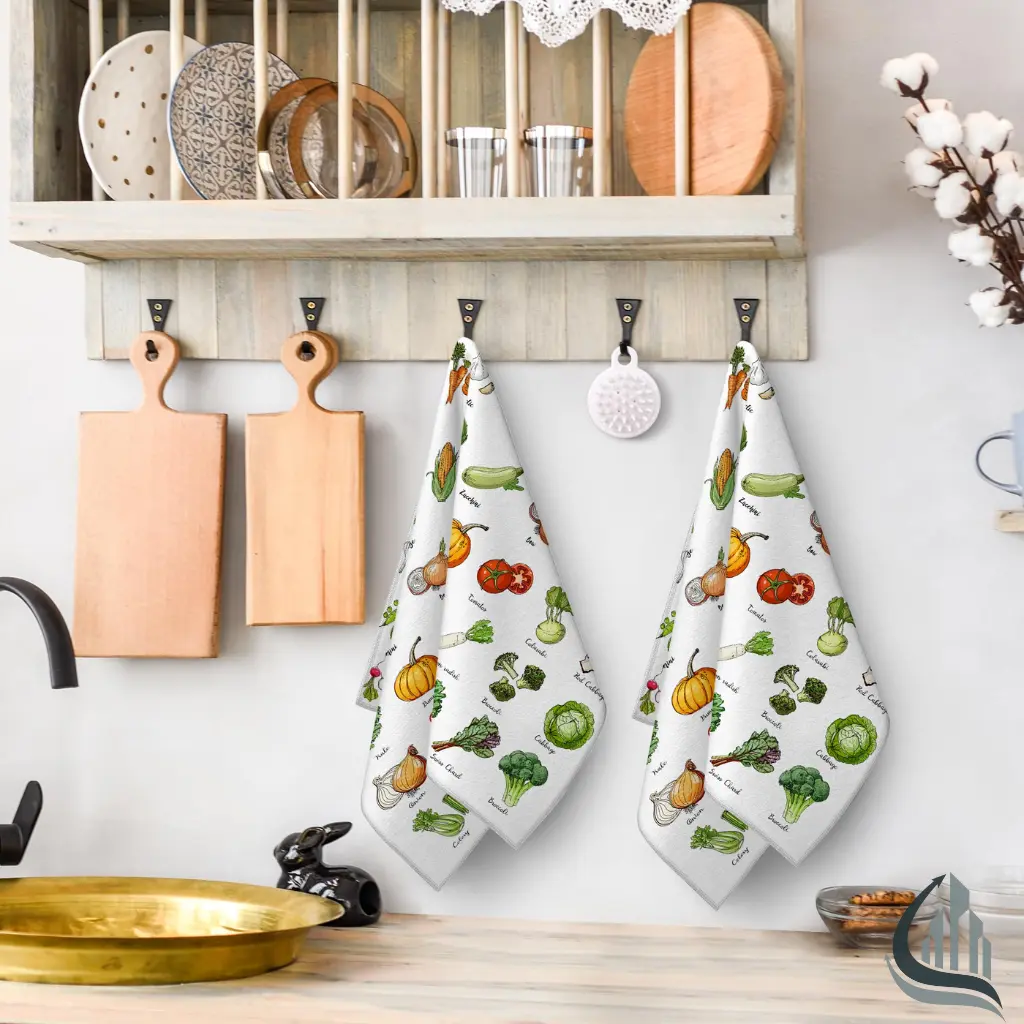 Decorate With Dish Towels
