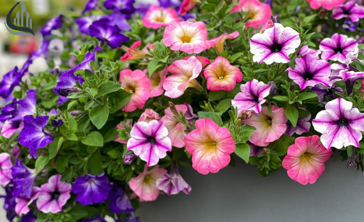 Petunias flower