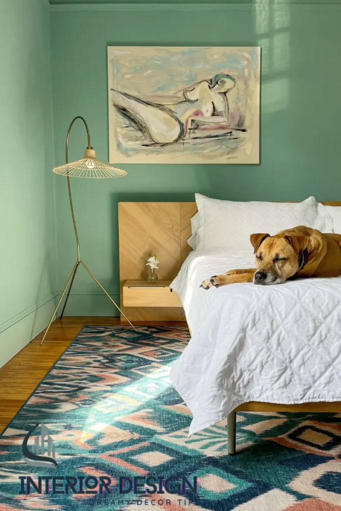 Light Green and Textile: Soft Textures for a Cozy Retreat