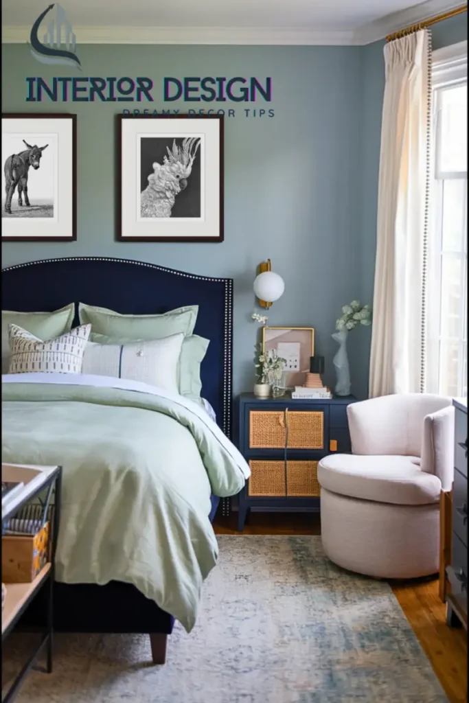 How To Design A Green Bedroom:
