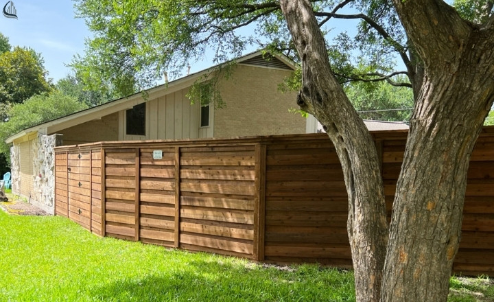 Beautiful horizontal fence designs