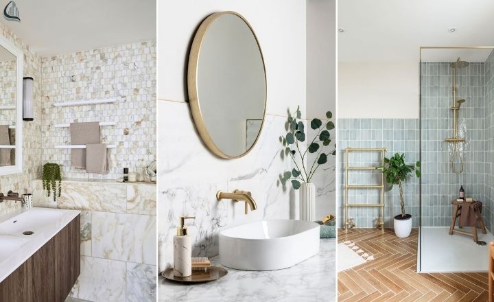 Elegant bathroom accessories with simple and polished lookElegant bathroom accessories with simple and polished look