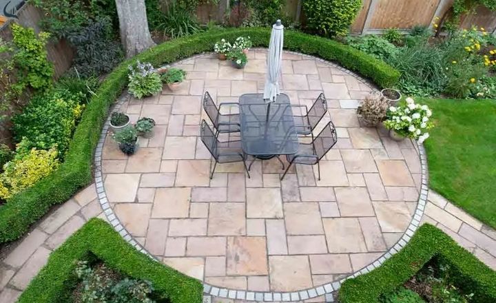 Garden Circular Patio Ideas