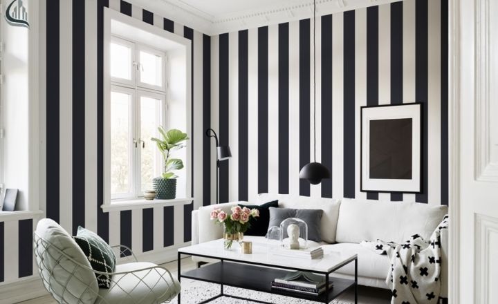 Small Luxury Living Room with Art Deco Styling