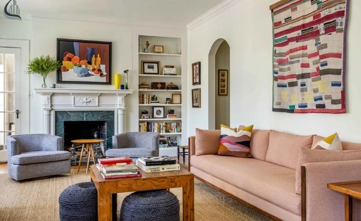 Vintage Art Deco Living Room Design Inspiration