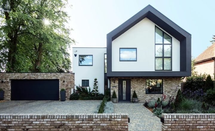 Euro steel minimalist fence gate