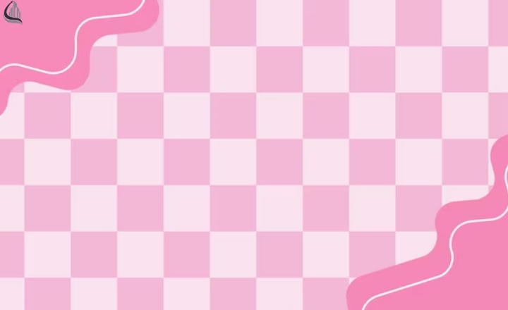 pink striped wallpaper