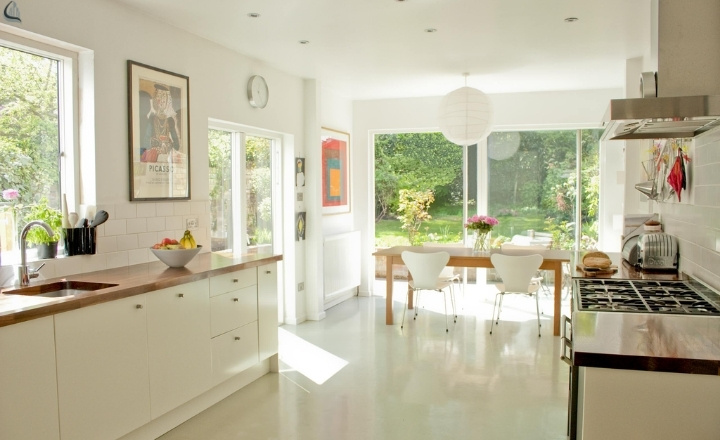 Open kitchen Glass Cabinet Doors