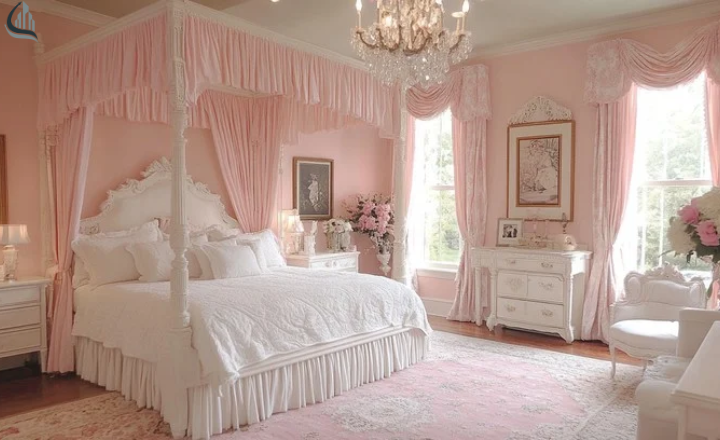 Simple Pink Bedroom Design Ideas