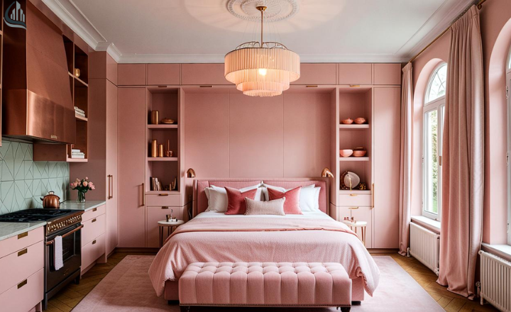 Pink bedroom color combinations
