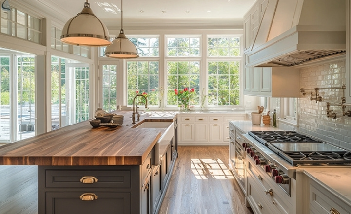 Smart Open Kitchen Layout Planning