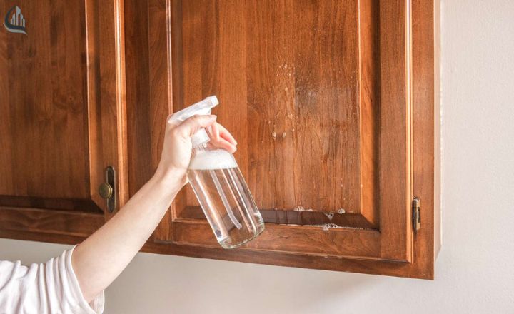 Clean Greasy Wood Cabinets 
