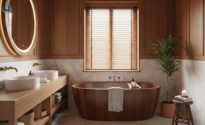 modern farmhouse bathroom decor