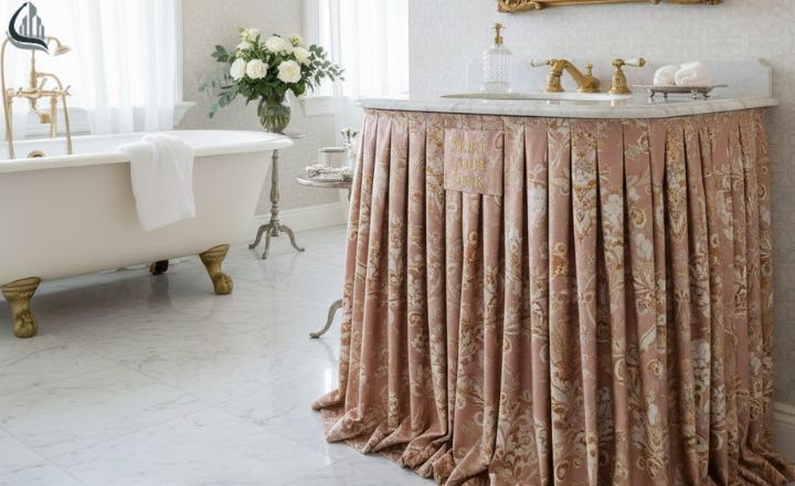 modern farmhouse bathroom