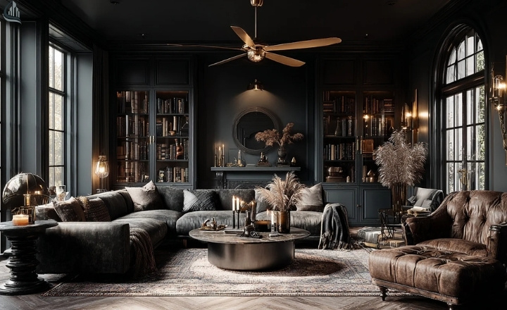 dark academia color palette ideas