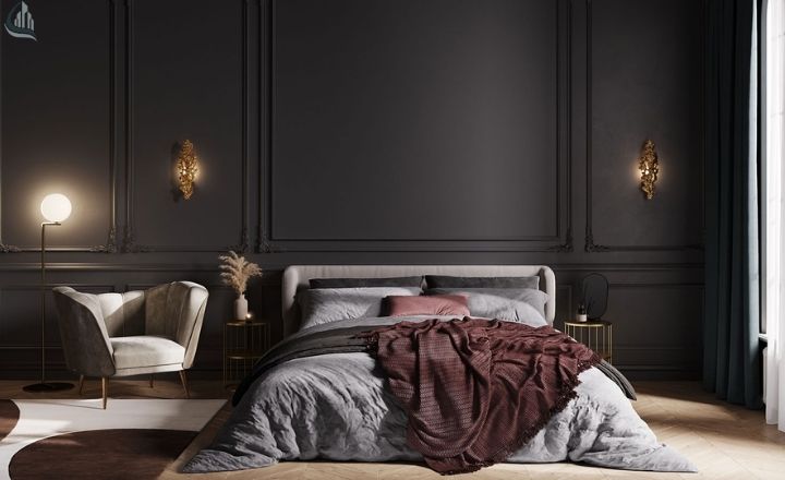 Dark and moody bedroom design ideas