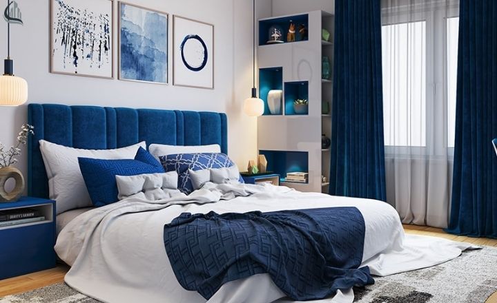 Warm bedroom colors for relaxing atmosphere