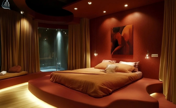 simple romantic room decoration