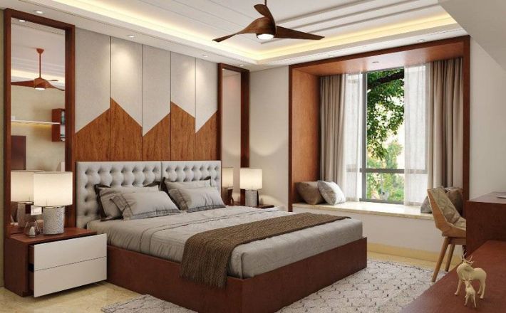 modern bedroom mirror design