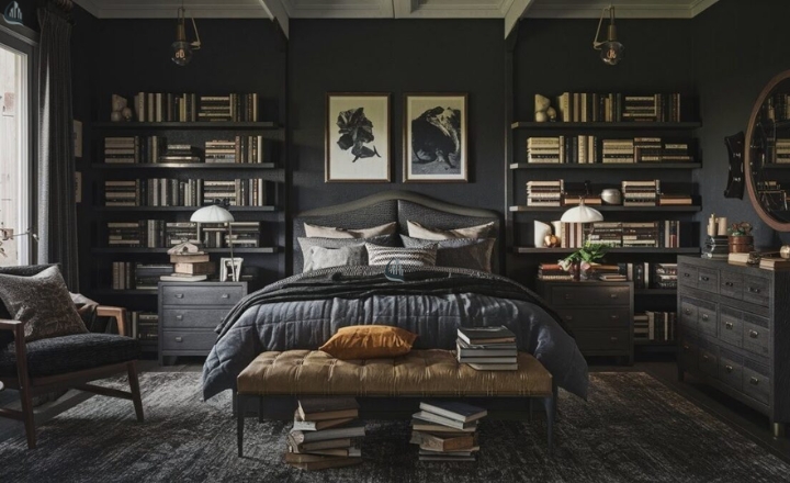 Style Shelves In Bedroom