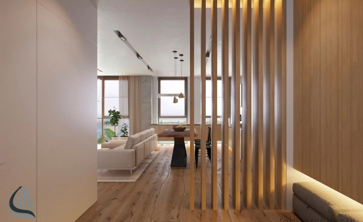 Wooden Room Partition