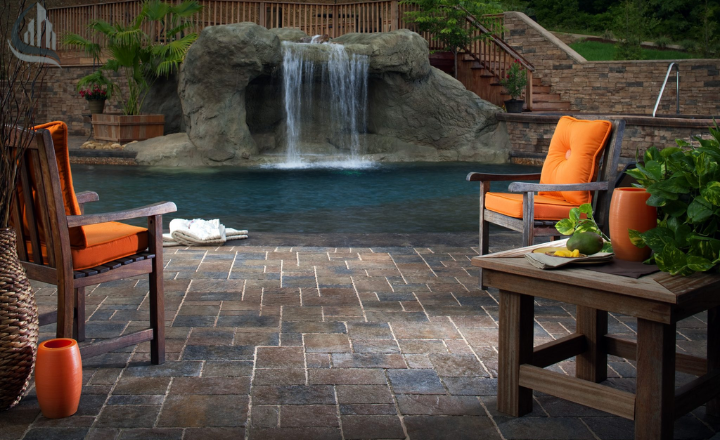 Landscape without plants